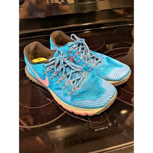 Nike Air Zoom Terra Kiger 3 Men's 10.5 Blue Low Top Lace-Up Athletic Sneakers